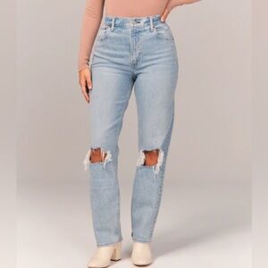 Abercrombie 90s Straight Ultra High Rise Jeans 4 XS - Curve Love